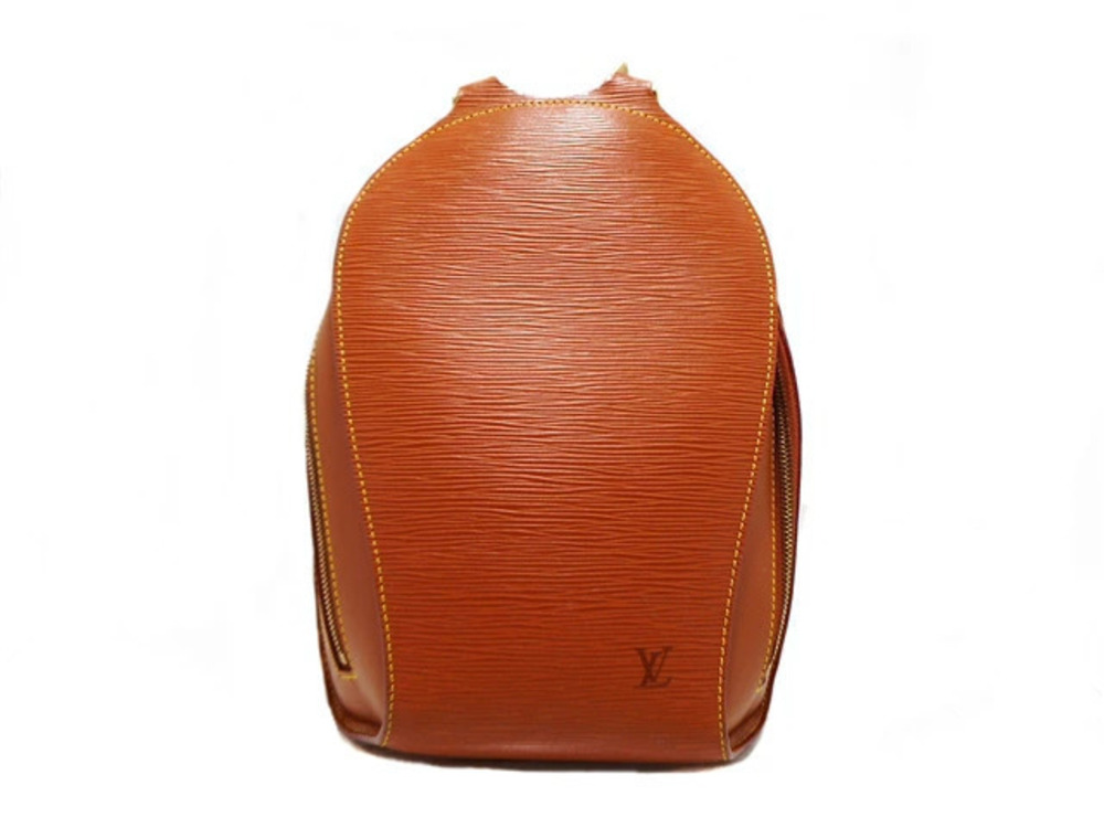 LOUIS VUITTON Mabillon Backpack Bag Epi Leather Kenya Brown